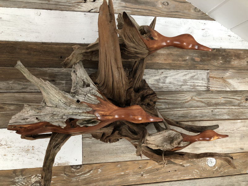 Dary Freed "Burly Briar Patch" 23x30x12 cedar driftwood $625