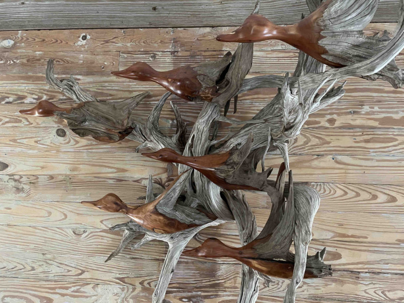 Daryl Freed Dawn's Splendor cedar-driftwood $5700.