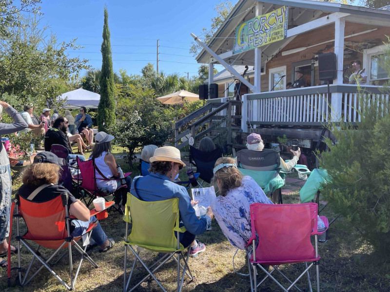 Porchfest at gallery