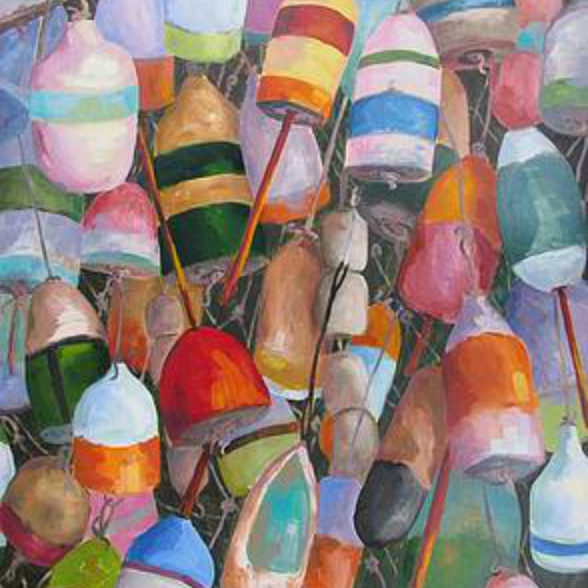 "Buoys 5" 16x20 giclee print $57